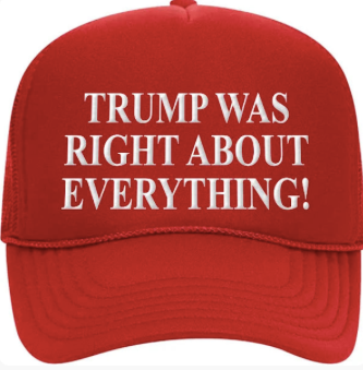 Trump Was RIght About Everything Hat